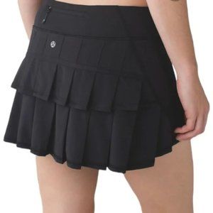 LULULEMON RUN Pacesetter Skirt *Tall* Black Size 8